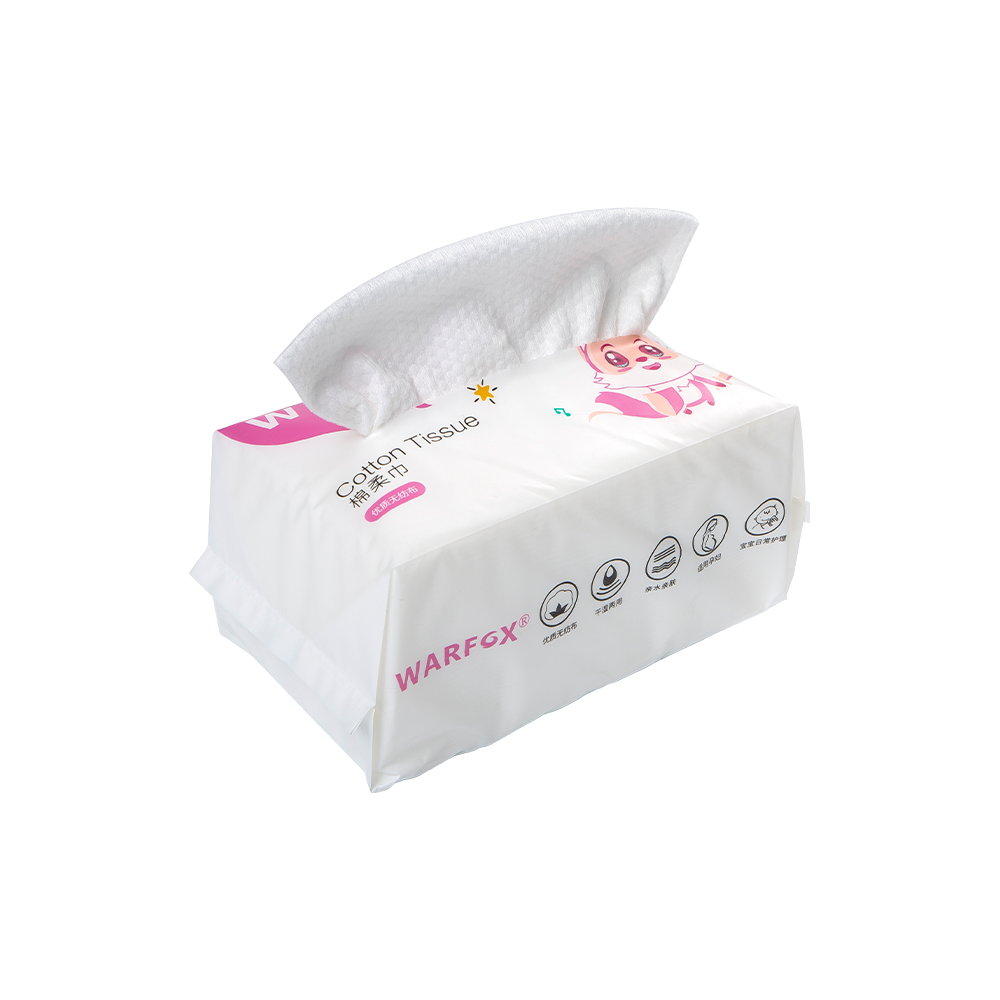 Túi khăn lau mềm AB cotton ướt và khô đa dụng